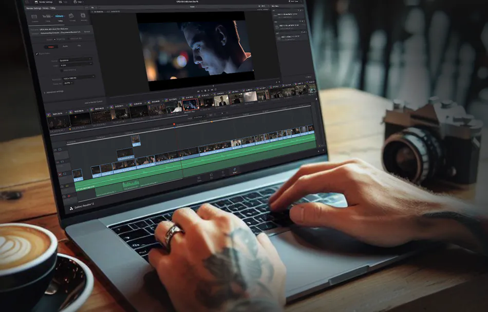 Colorist working on EditShare EFS shared storage