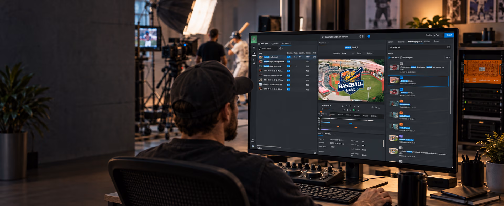 EditShare Ultimate EFS 60NL nearline storage in a production facility