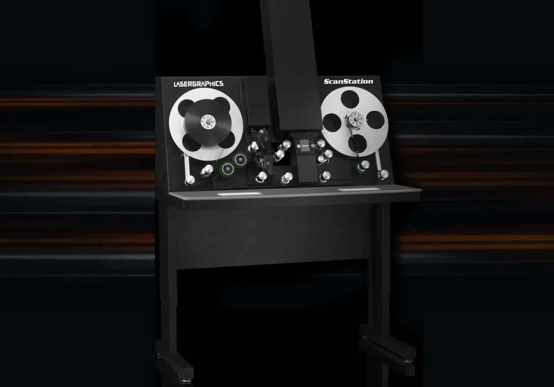 Lasergraphics film scanner paired with EditShare Ultimate EFS NVMe