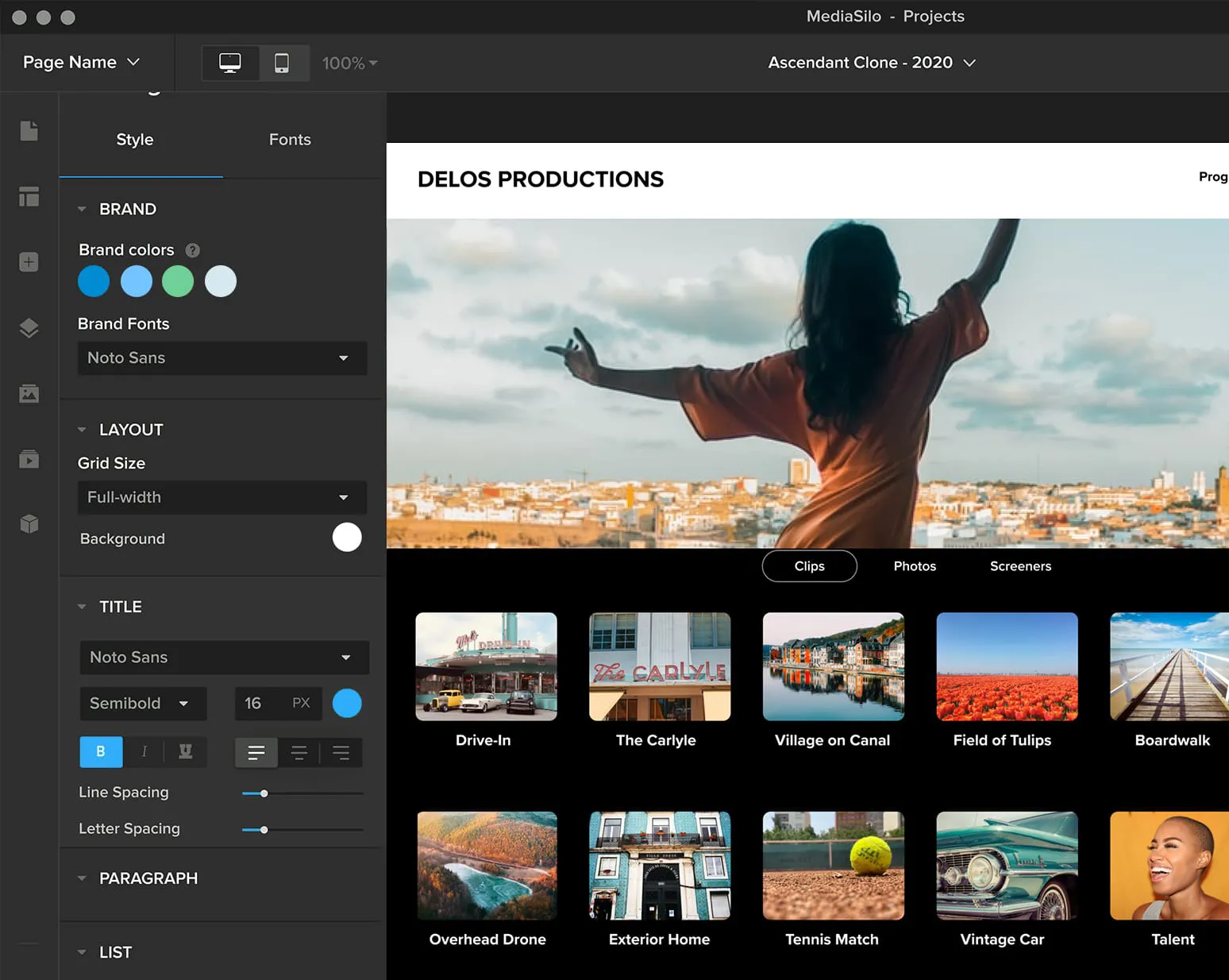 MediaSilo branded digital experiences and presentation templates