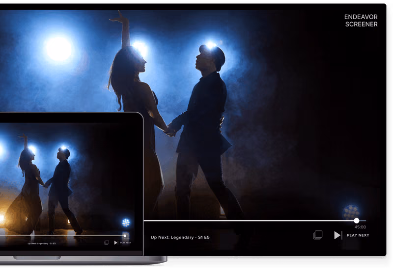 Screeners branded virtual screening room